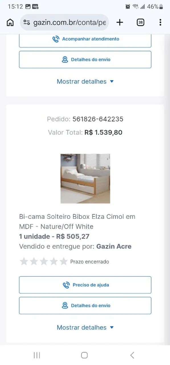 Bi- cama solteiro mdf  - Foto 4