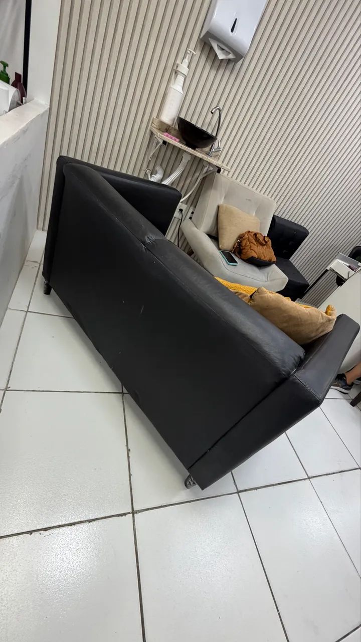 Sofá courino 2 lugares 450 - Foto 2