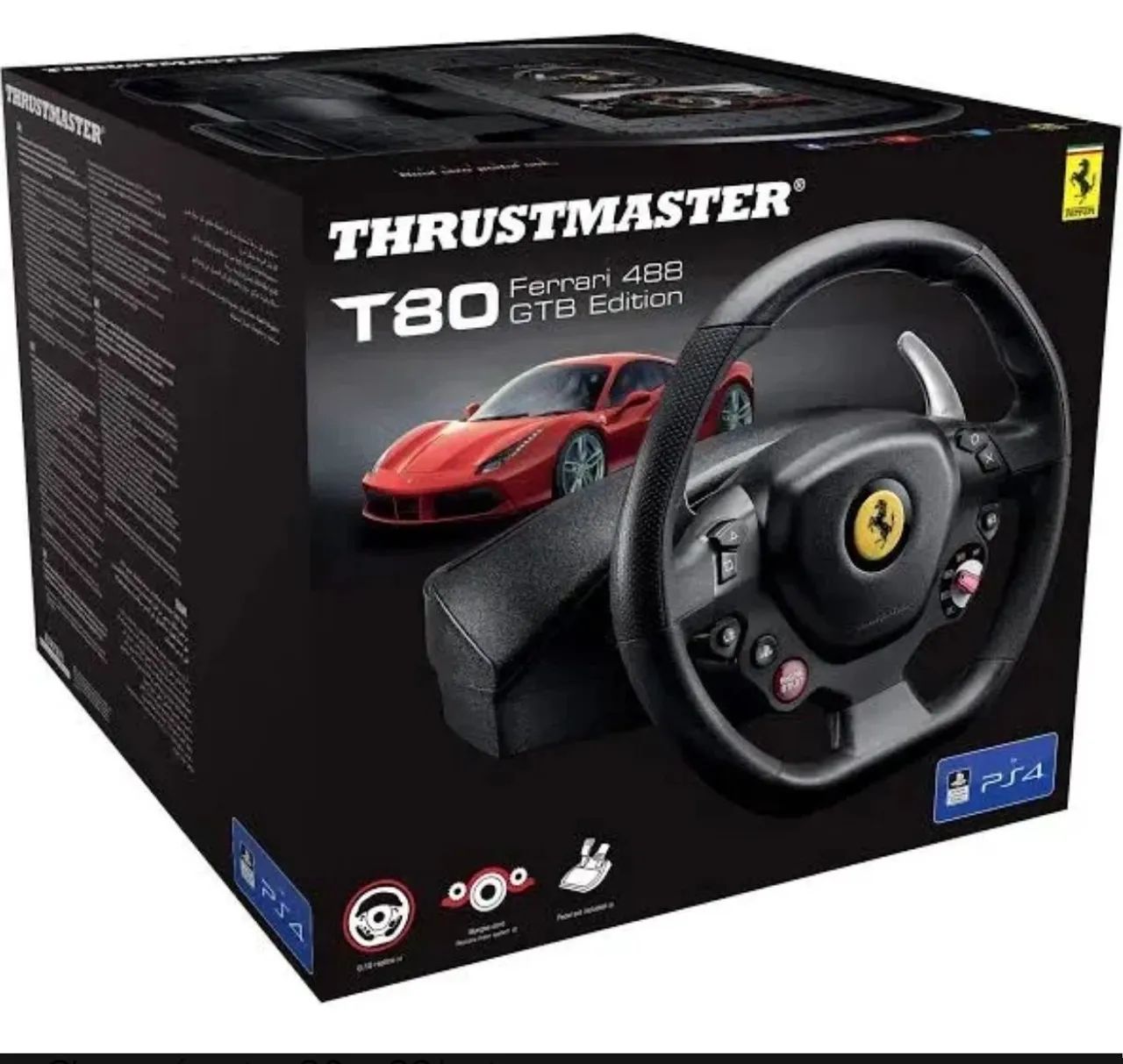 Volante Thrustmaster T80 Ferrari GTB Edition - PS4 - Foto 2