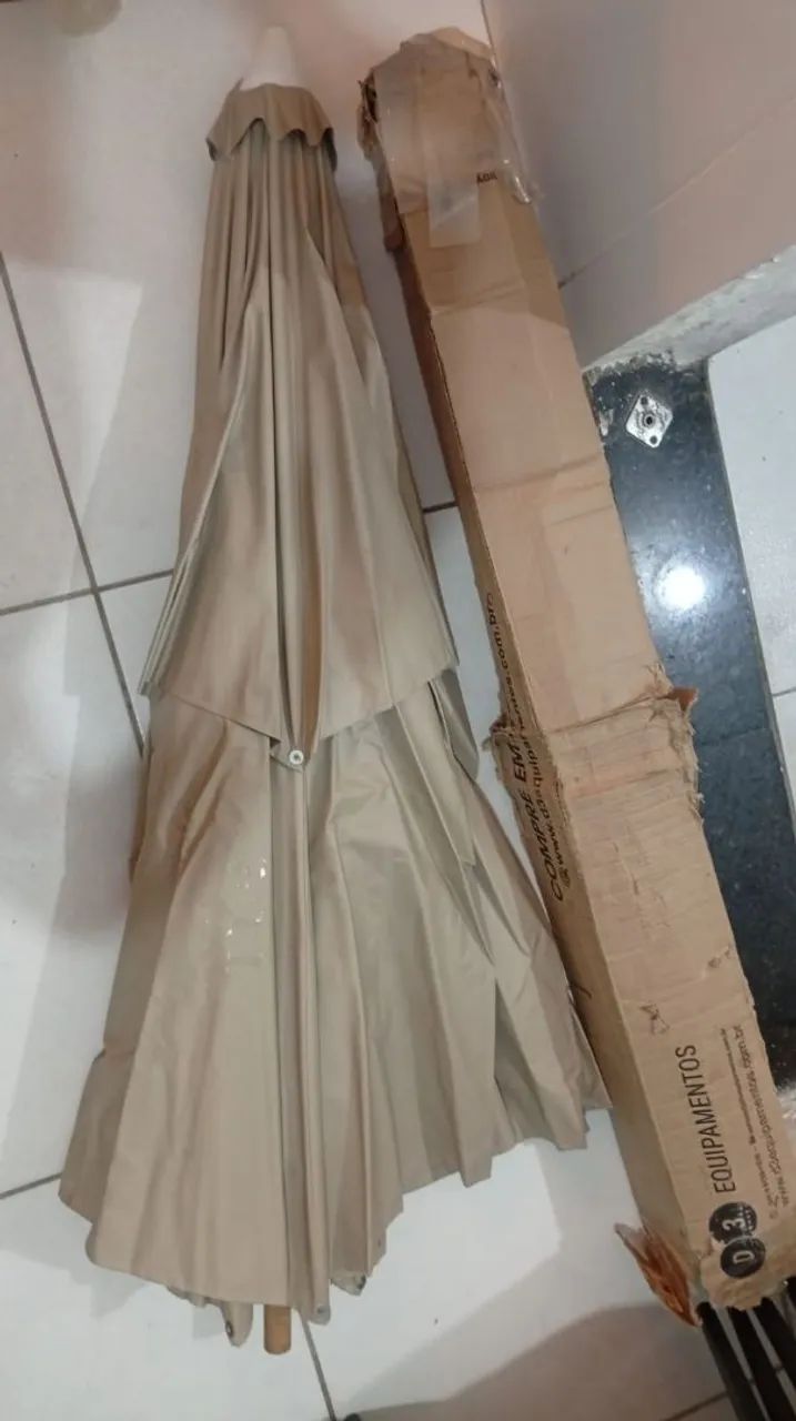 Ombrelone de madeira 2,40