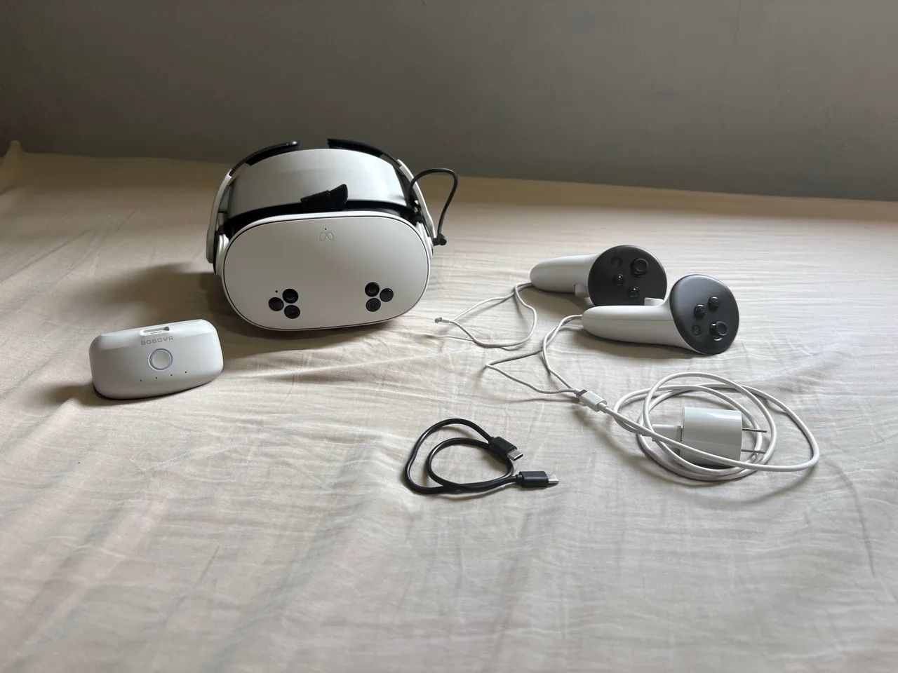 Óculos VR Meta Quest 3s + headstrap com bateria extra