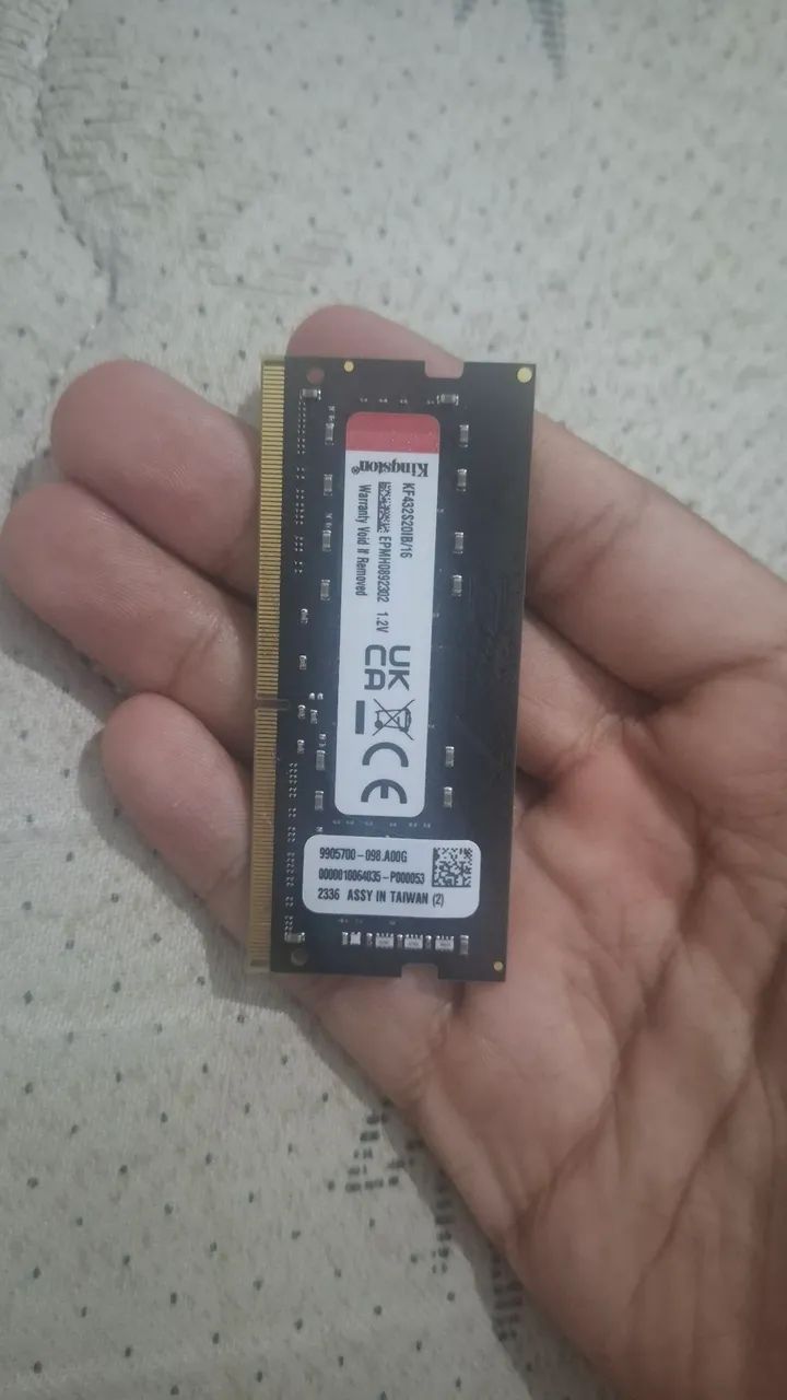 MEMORIA RAM NOTEBOOK 16GB KINGSTON - Foto 2