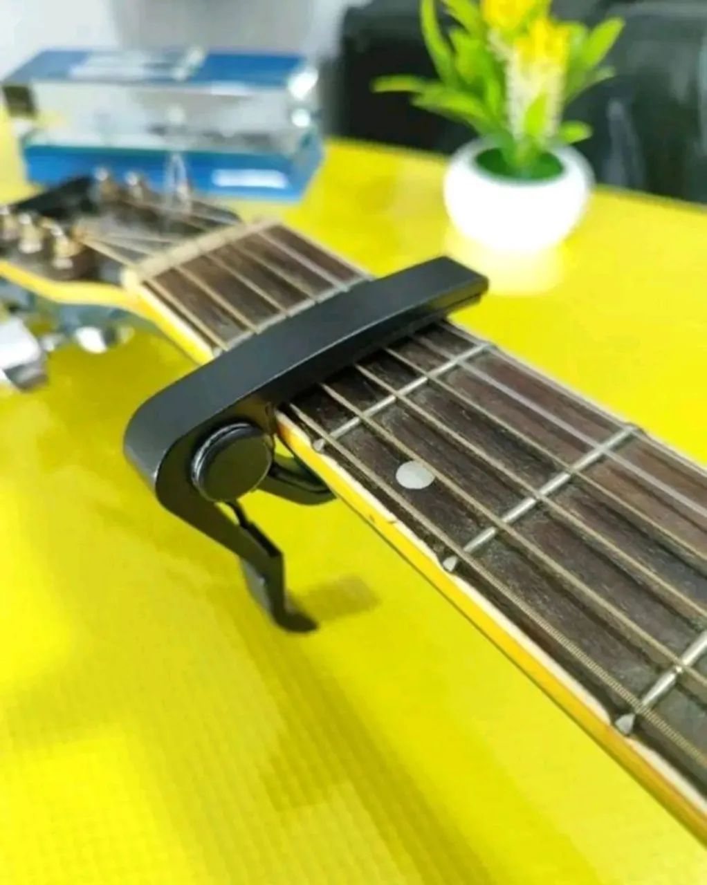 1x capotraste para guitarra, violão, ukulele e baixo - Foto 3