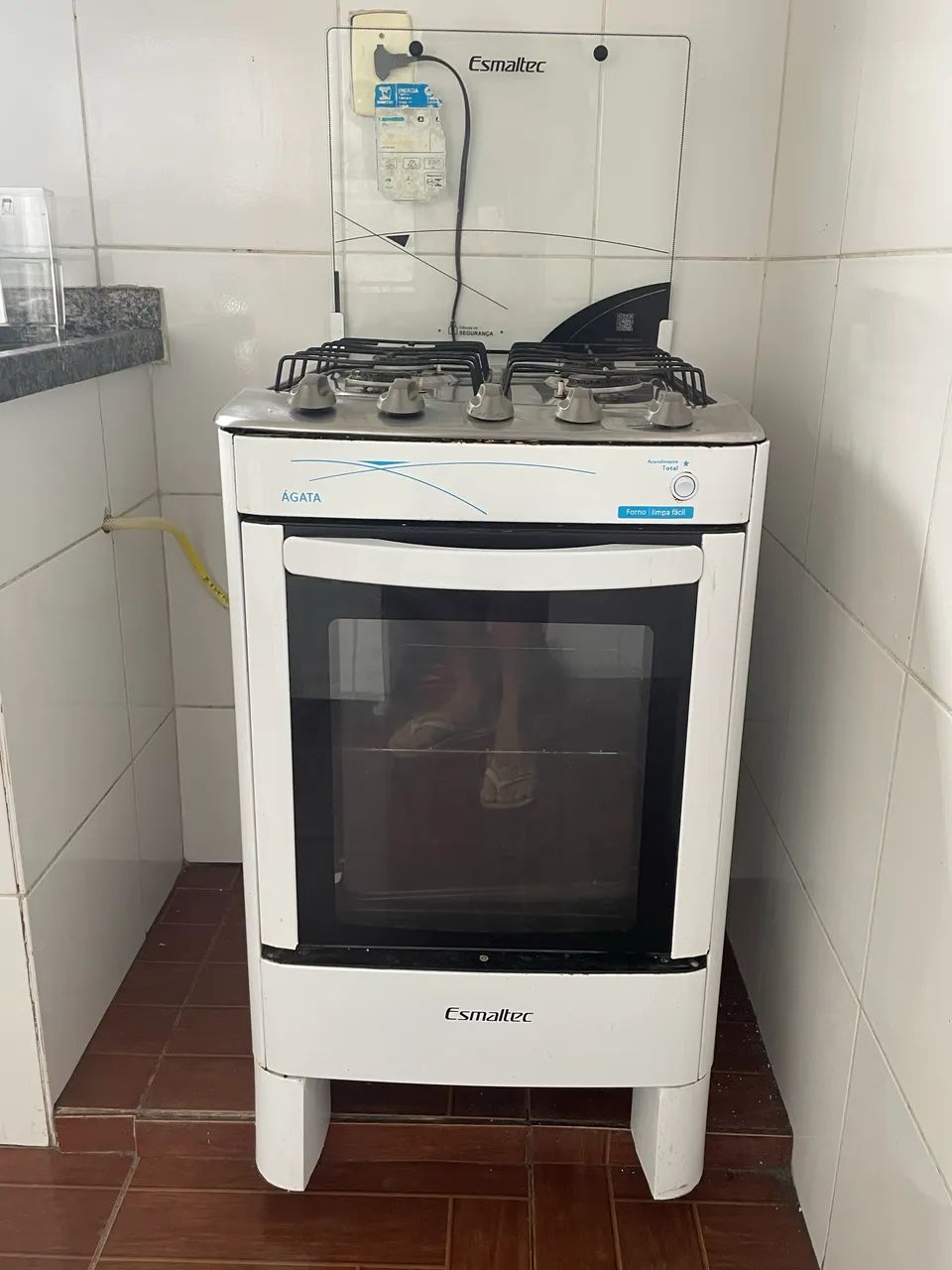 Fogão Esmaltec Ágata 4 Bocas com Acendimento Automático - Foto 2