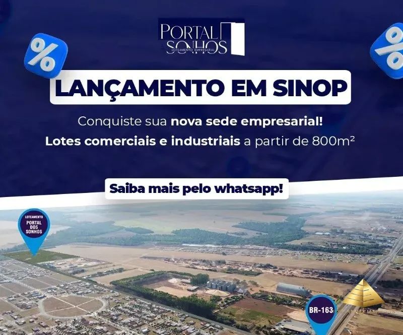 Terreno para venda, Eunice, Sinop
