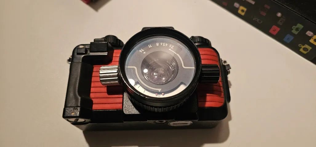 mamiya6 、NIKON NIKONOS-V 、smc PENTAX 50mm F1.4 Nikon Nikonos-v Câmera de Mergulho à Prova D'água Laranja/Preto