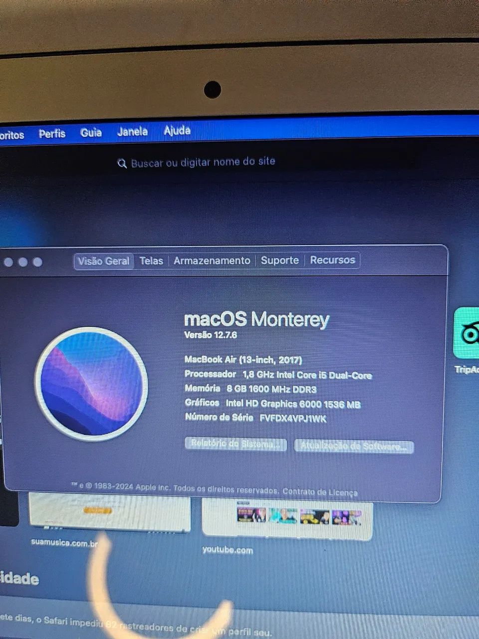 MacBook Air 13? 2017 i5 8GB SSD 128GB - Super Conservado - Foto 5