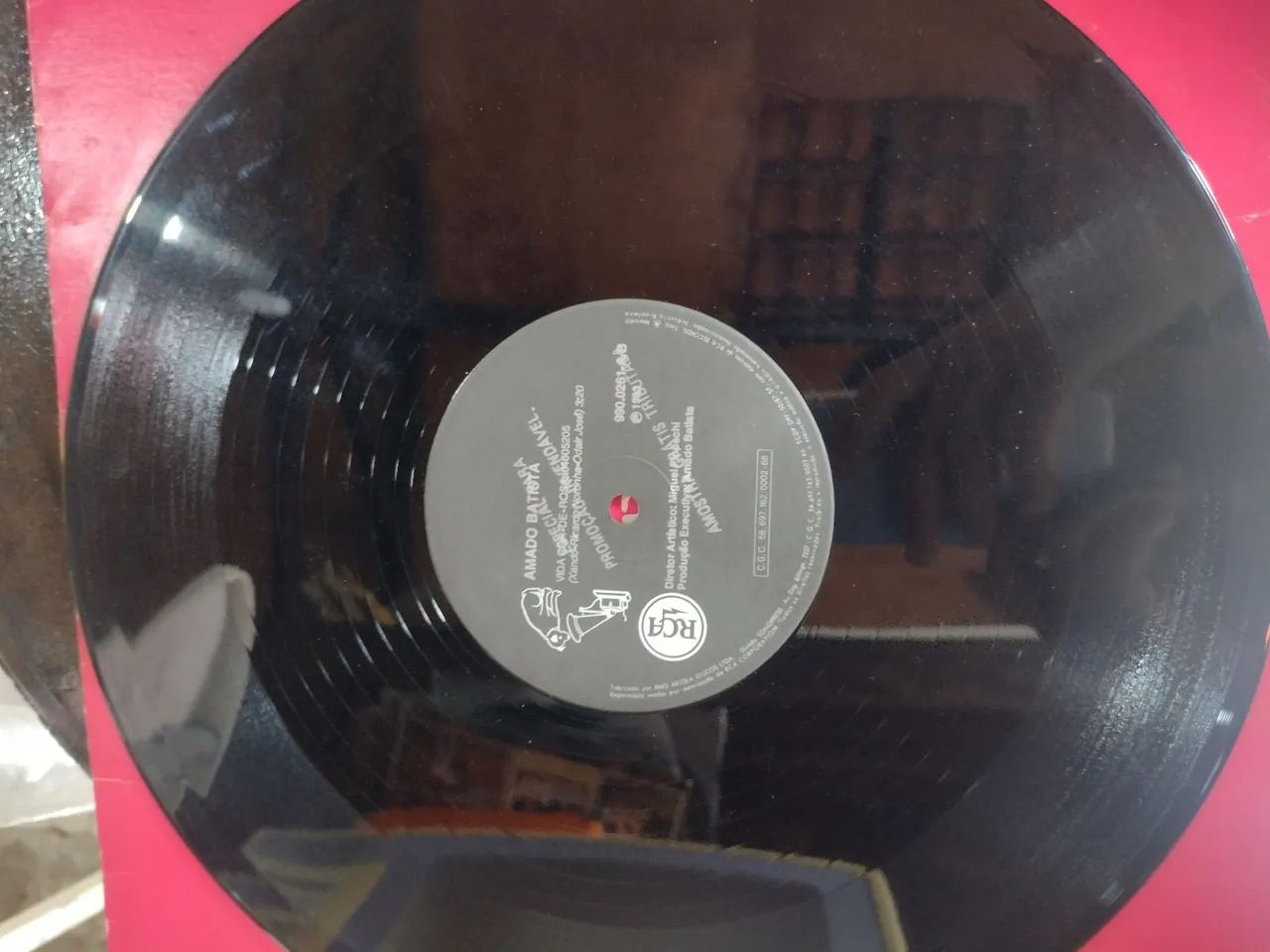 Disco Vinil LP Amado Batista - "vida cor de rosa" - Foto 2
