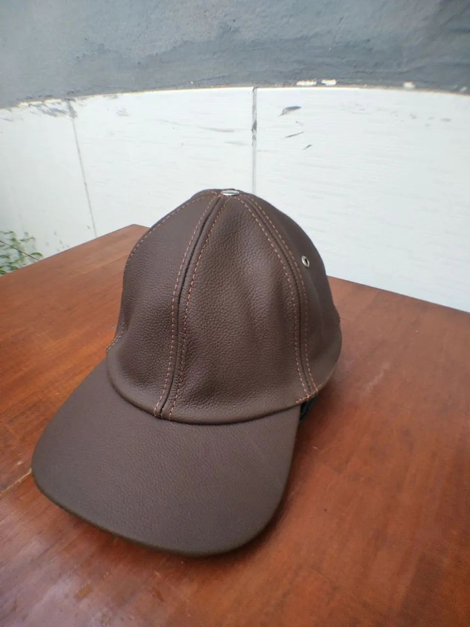 Ed variedades boné de couro legítimo  - Foto 3