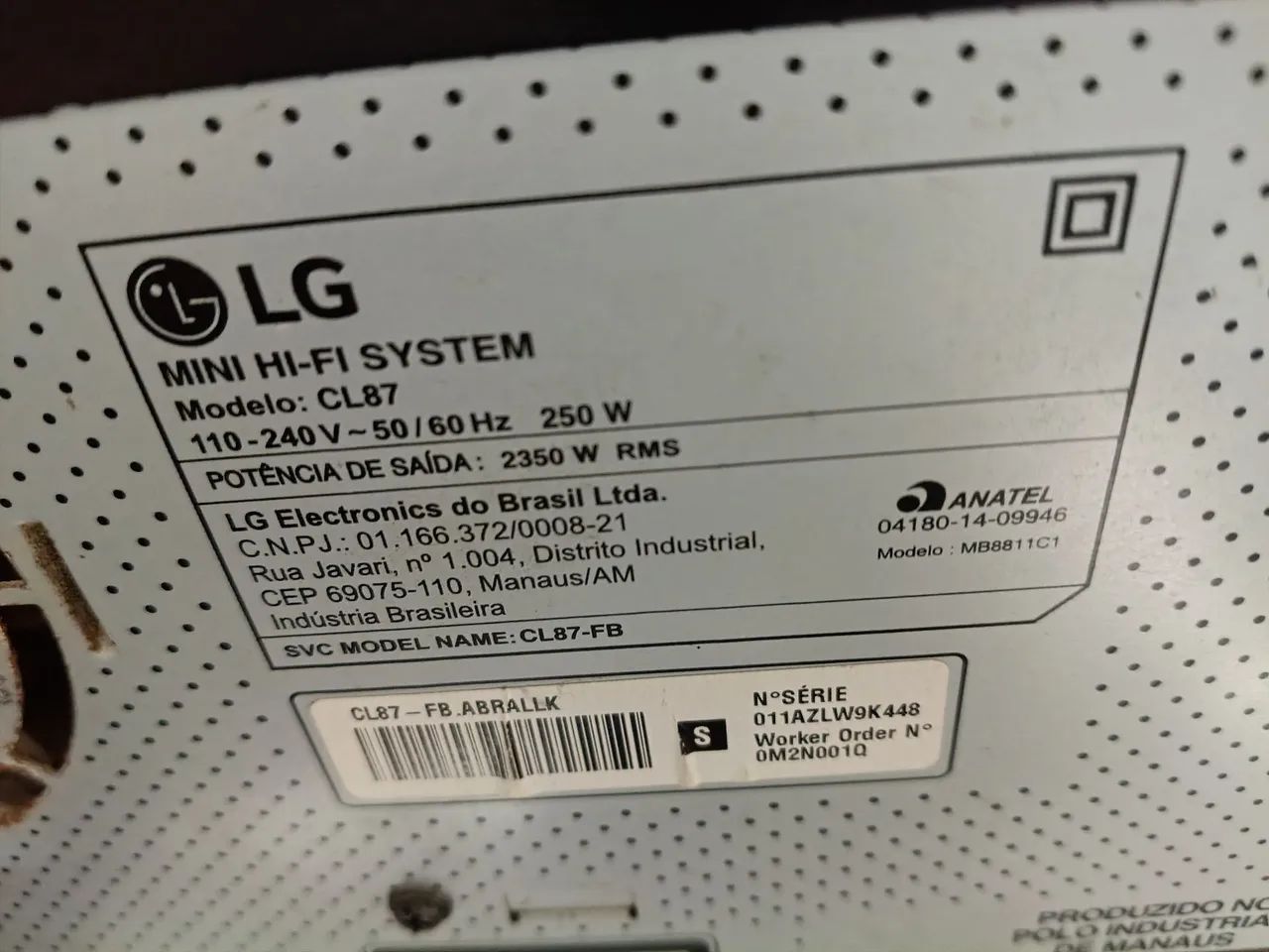 LG CL87 funcionando perfeitamente  - Foto 3