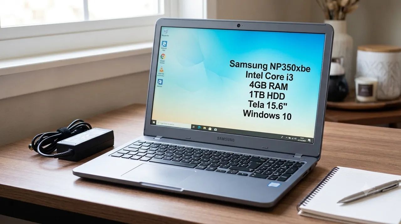 Notebook Samsung NP350X - 4GB Ram - Processador i3