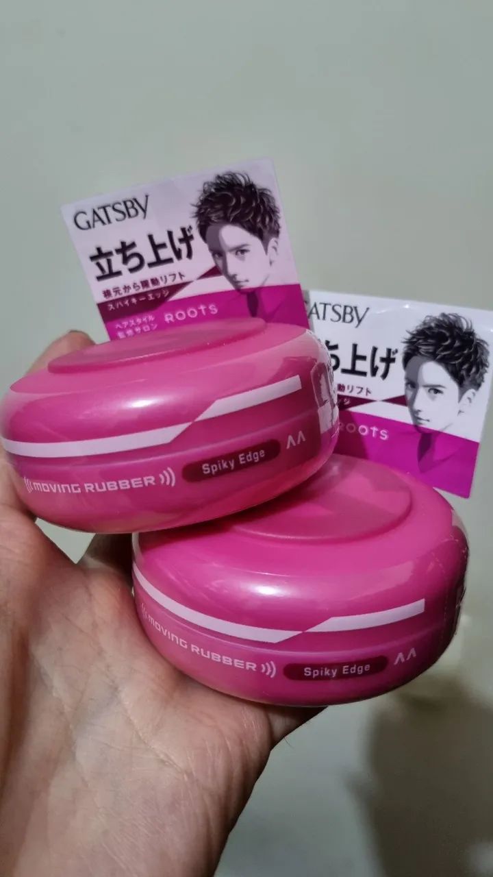 Dupla pomada de cabelo Gatsby rosa