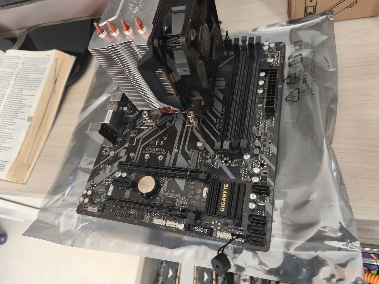 Desktop Placa mãe + Cpu + Cooler - Foto 3