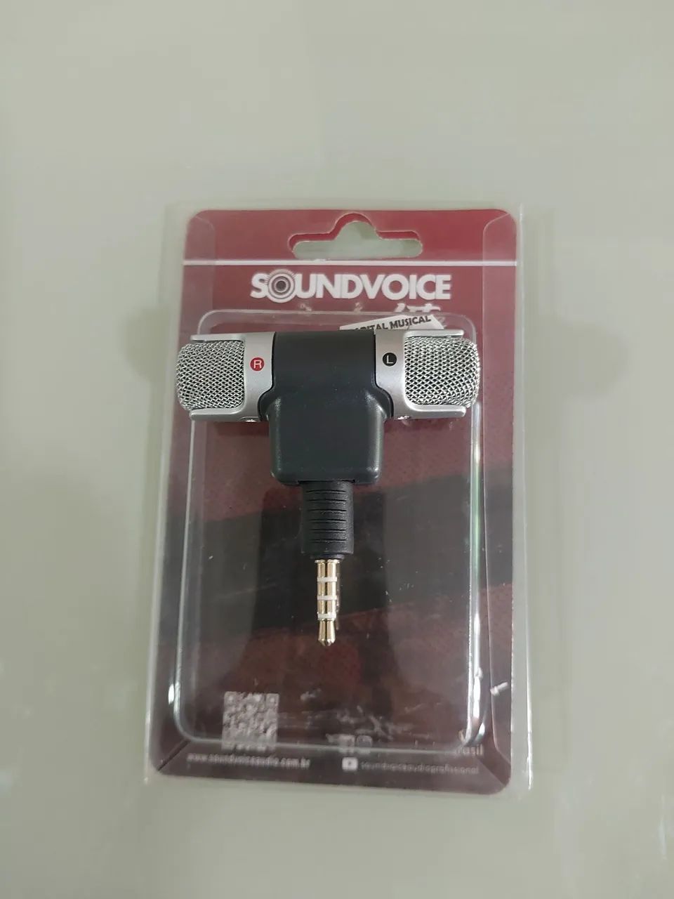 Microfone estéreo para celular Soundvoice