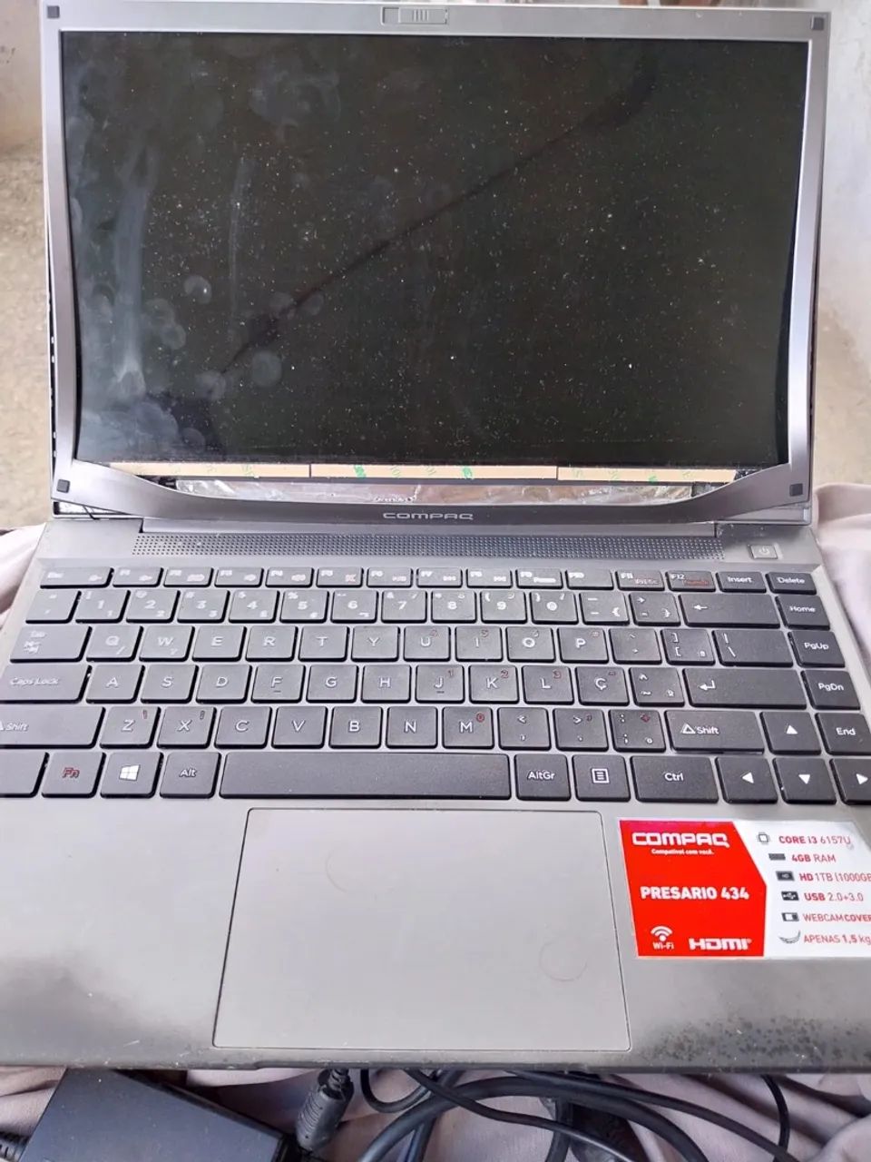 Notebook Compaq, Core i3, 4 GB de RAM e HD de 1 TB. - Foto 2