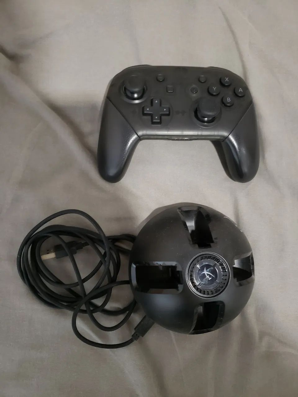 Controle Pro e base carregadora - Switch 