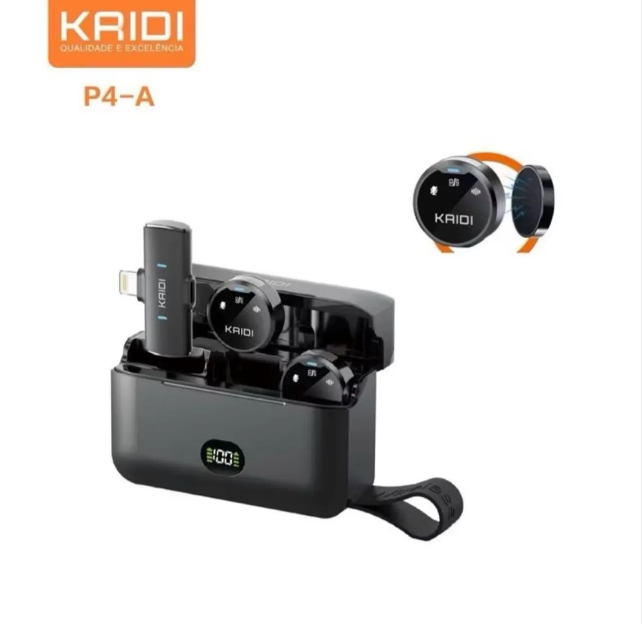 Microfone de Lapela P4 | Kaidi - Foto 2