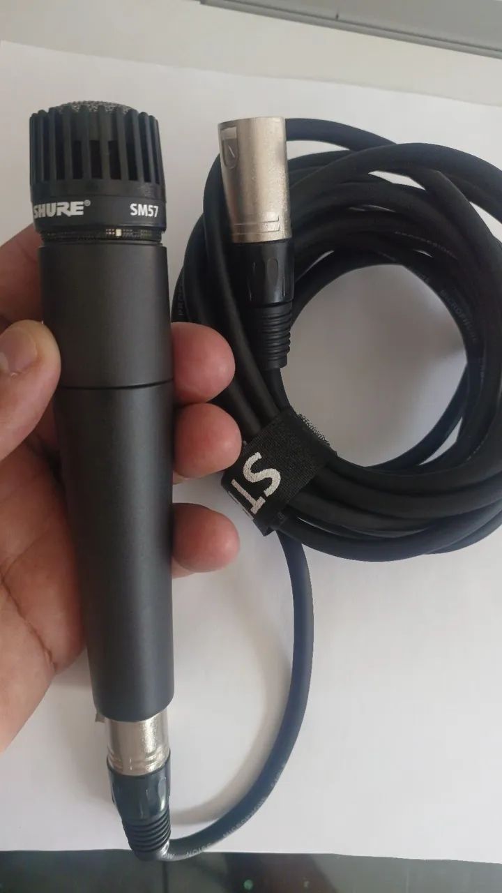 microfone JTS PDM-57 com o cabo XLR - Foto 3