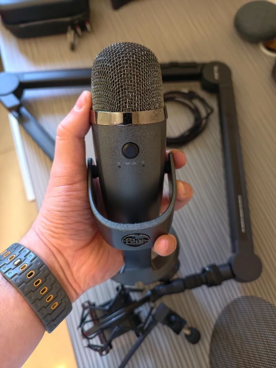 Microfone Blue Yeti Nano + Acessórios - Foto 3