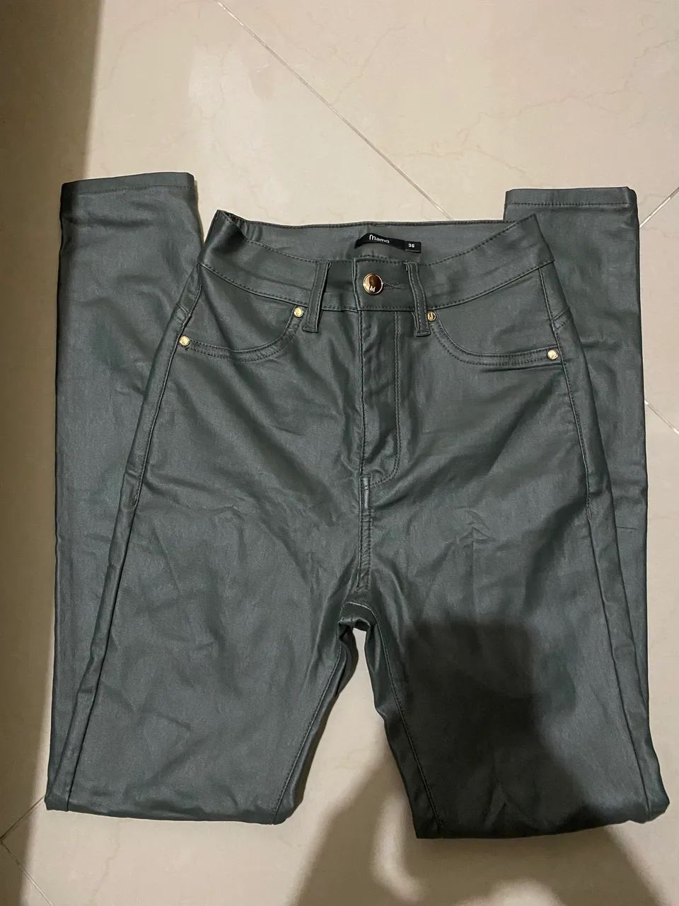 Calça couro sintético Mamô original 