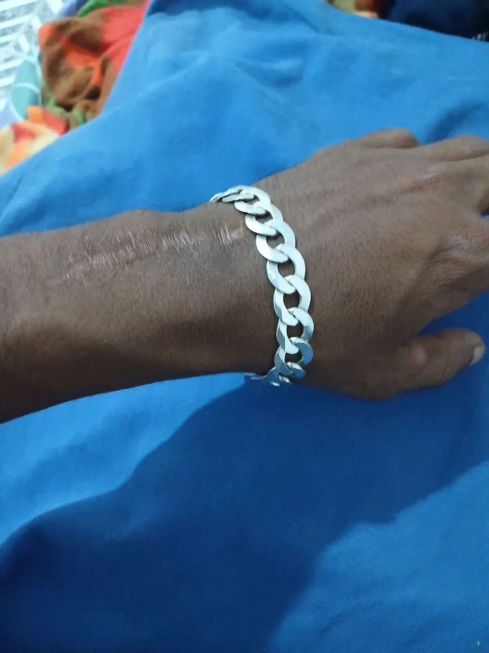 Pulseira prata 11mm - Foto 2