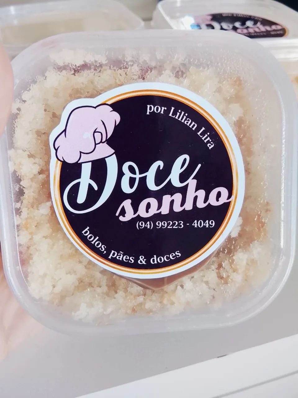 Bolo no pote 