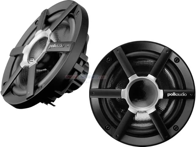 Alto-falante coaxial Polk Audio MM651 de 6,5 polegadas - Preto