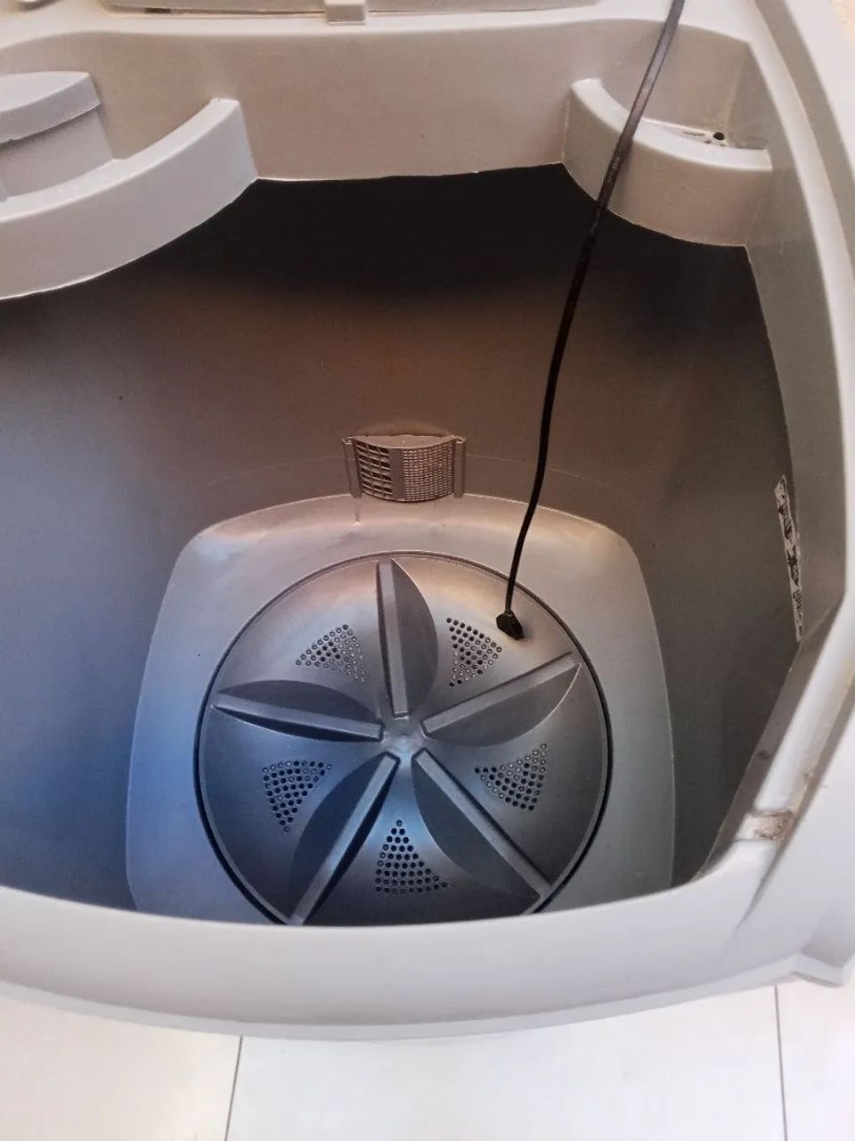 Tanquinho Suggar 20kg 9 funções cinza  - Foto 4