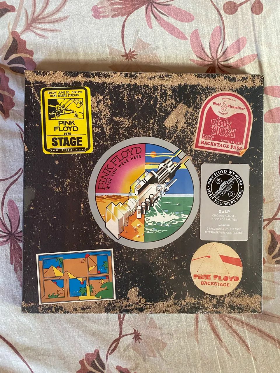 Box Pink Floyd Wish You Were Here 50 anos (3 LPs). - CDs, DVDs etc