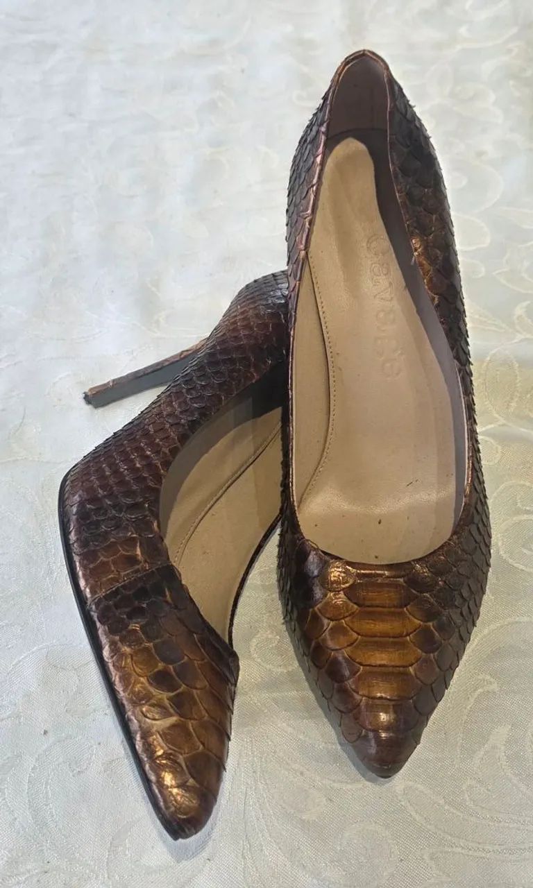 Sapato em couro Cavage - Foto 4