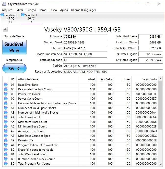 SSD Vaseky 360GB - Foto 3