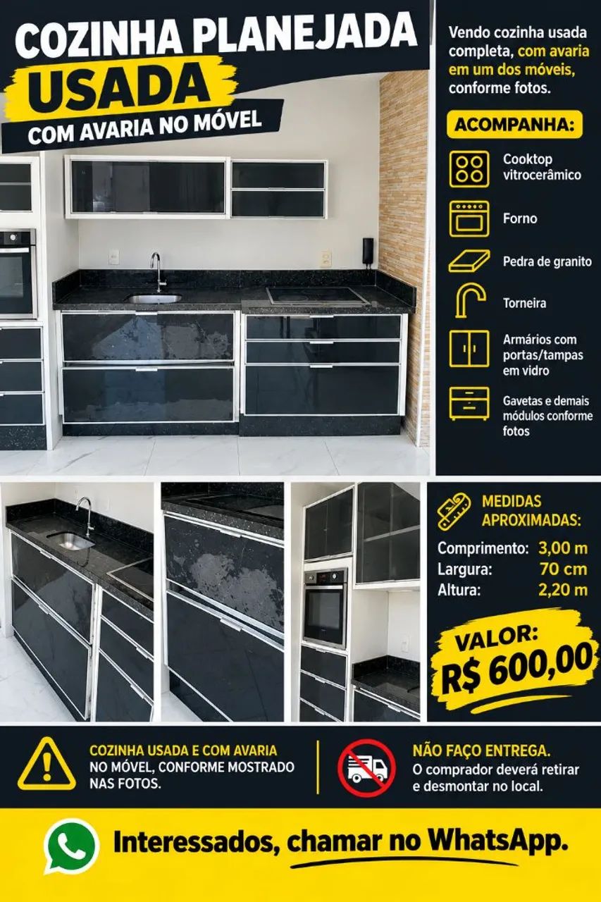 Cozinha usada