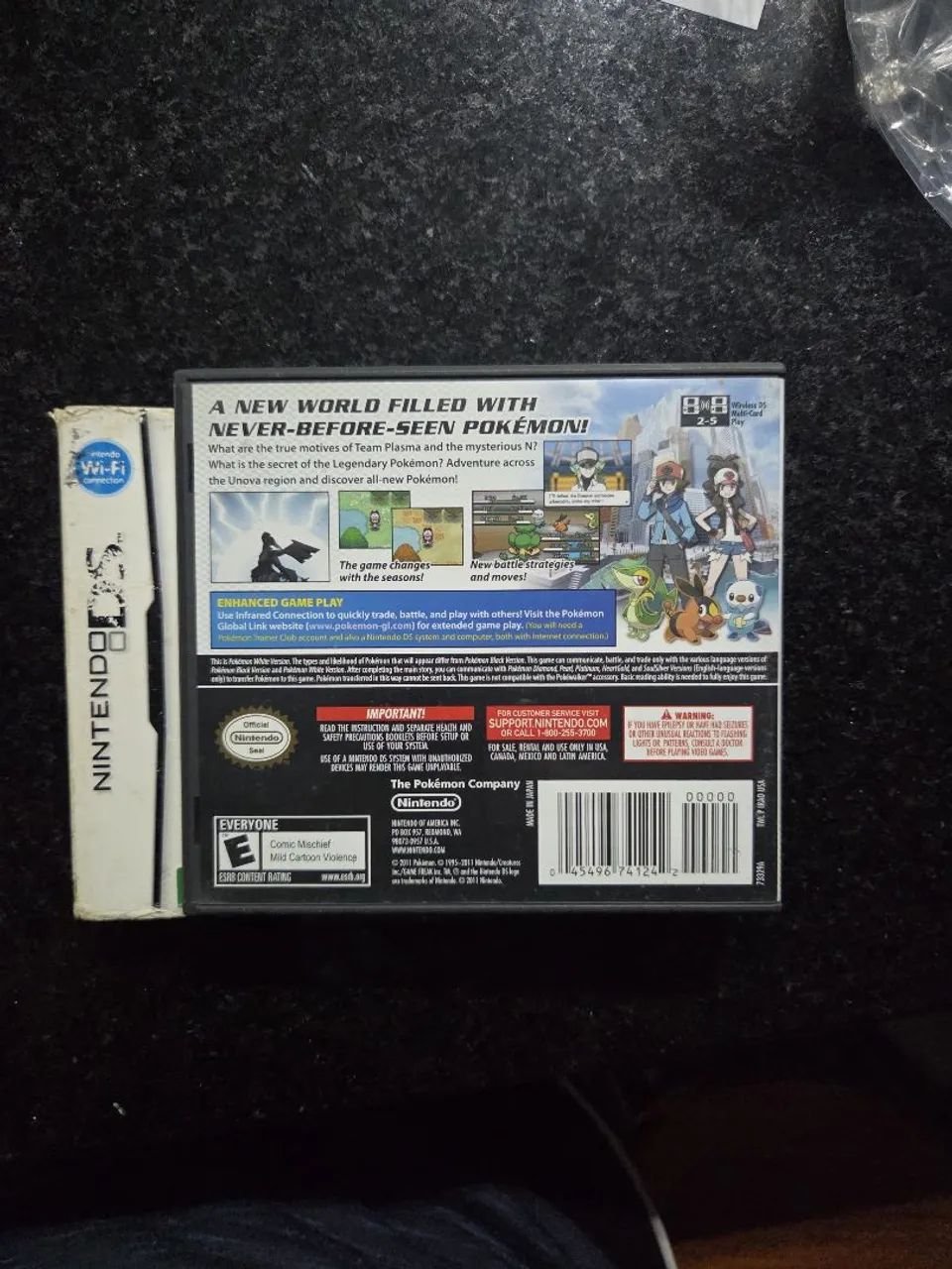 Pokémon White Version Nintendo DS - Original Americano CIB - Foto 3
