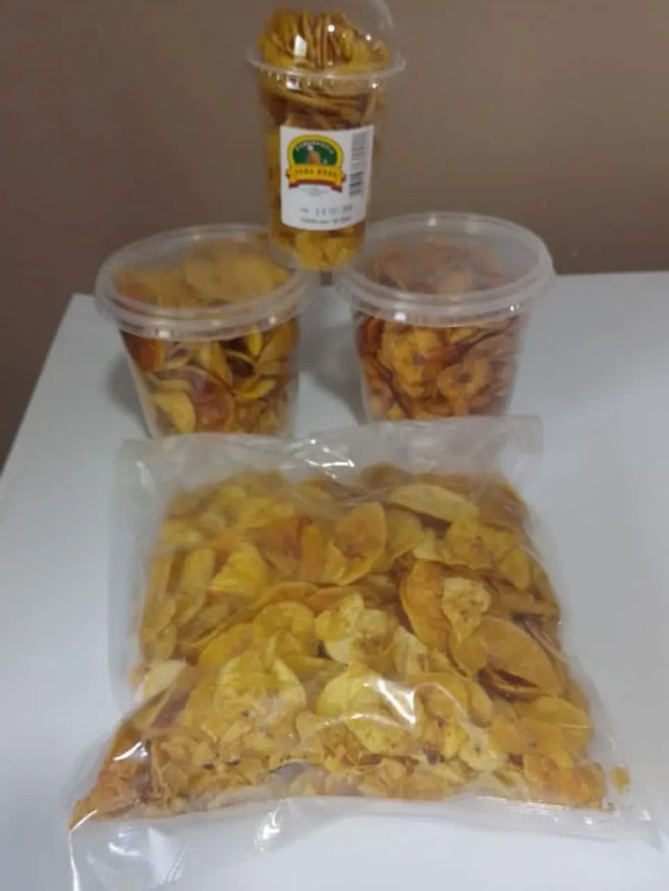 Bananas Chips doce e salgada à partir d 6 reias
