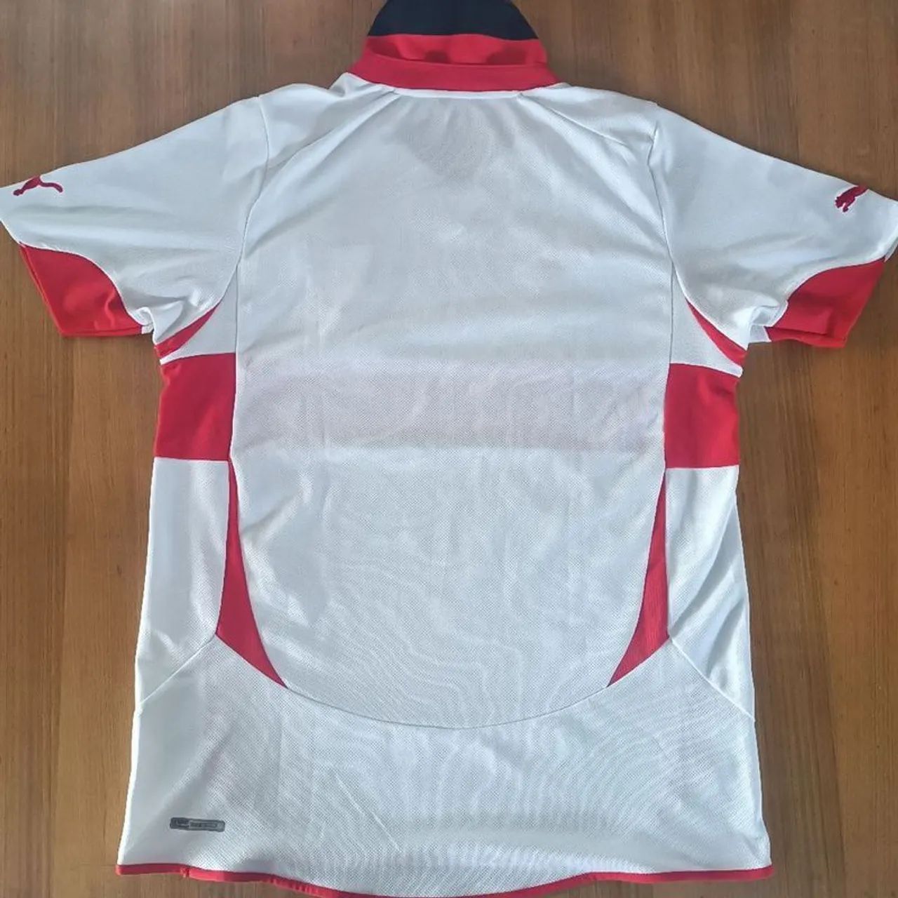 Camisa Original 2010 2011 VfB Stuttgart Alemanha Puma Branca - Foto 2