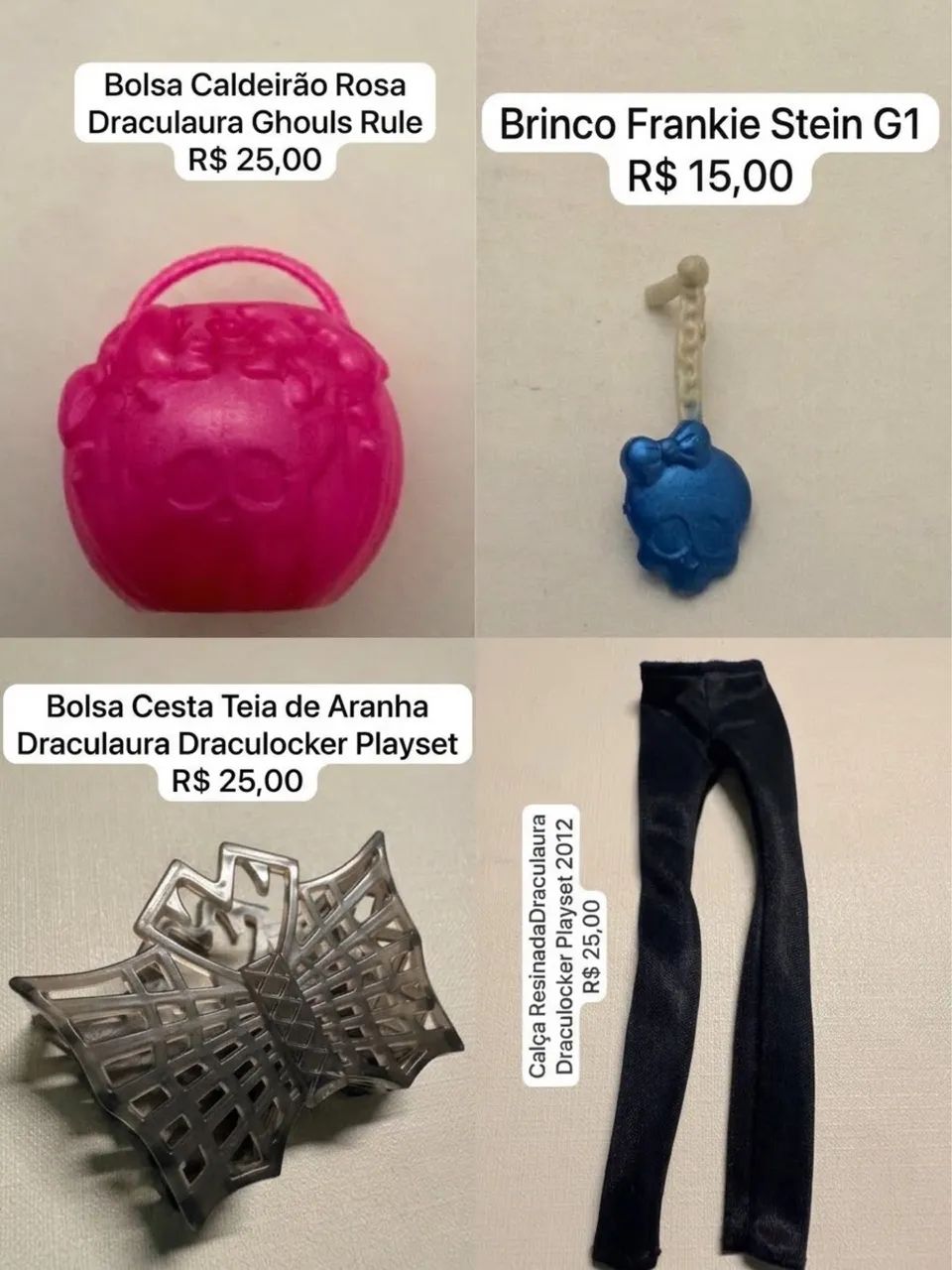 Lote Acessórios Monster High  - Foto 3