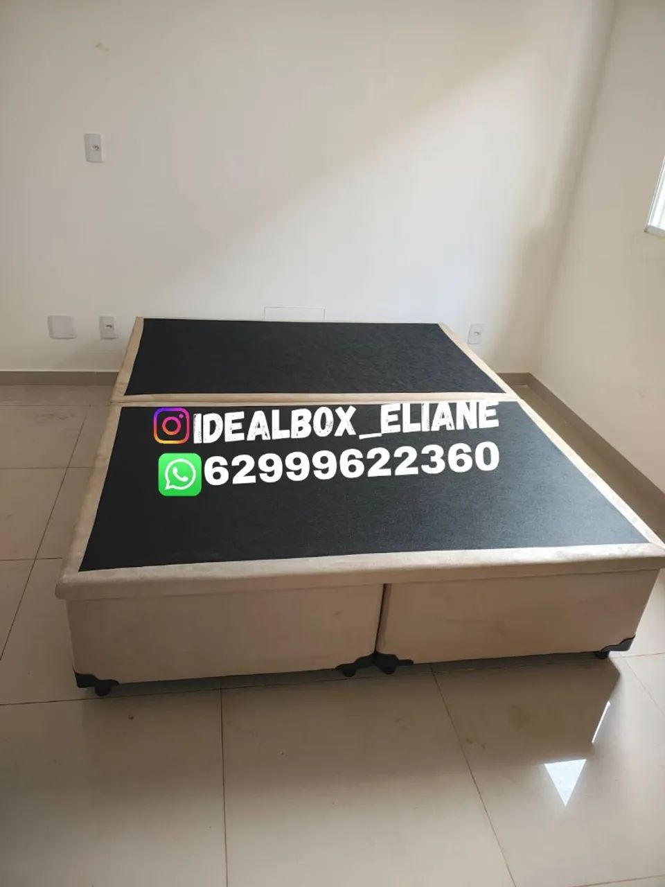 Box baú Queen size com estrutura Reforçada  - Foto 2