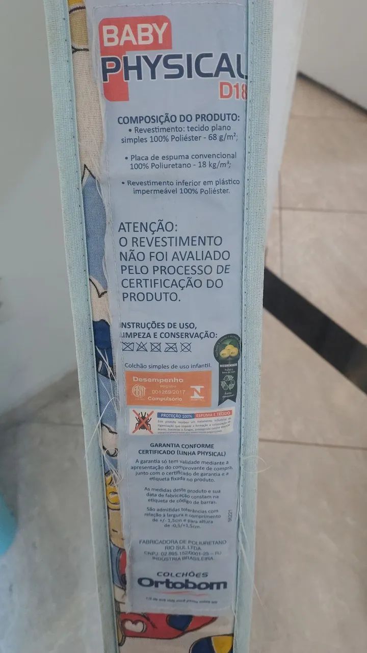 Colchão para berço Ortobom - Foto 2