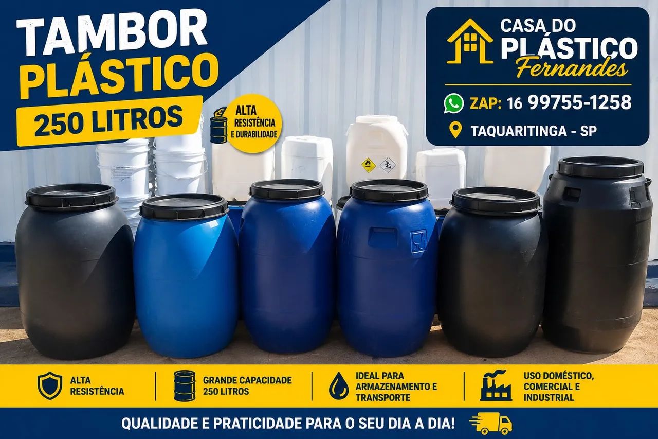 Bombona tambor barril plastico 