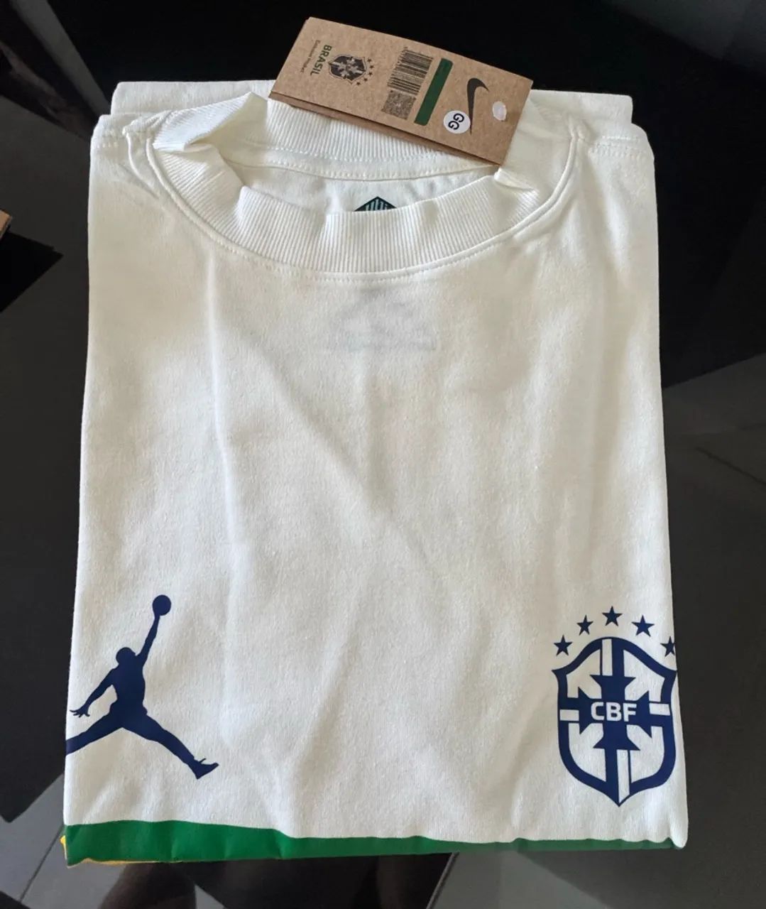 Camisa oversized suedine Jordan Brasil  - Foto 4