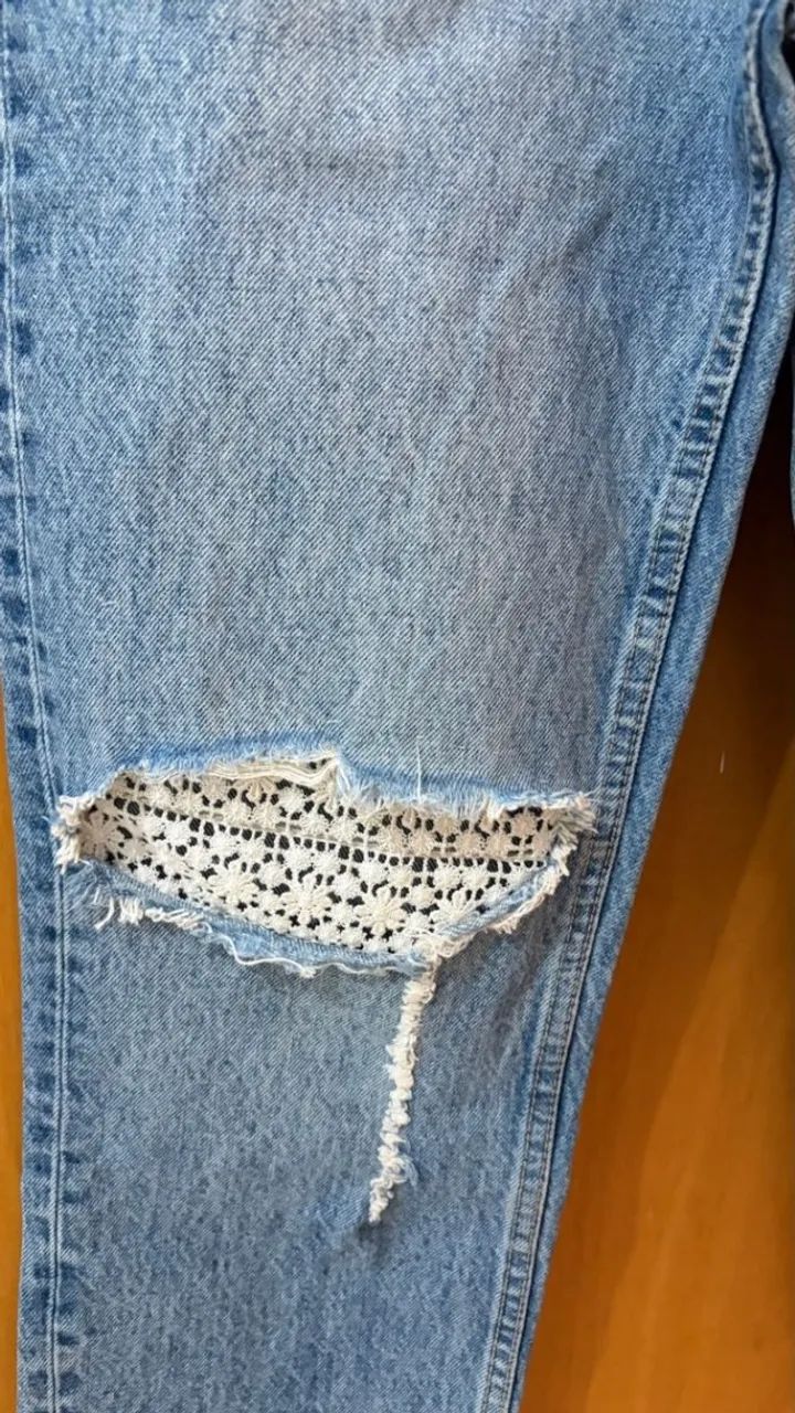 calça zara renda 34 - Foto 4