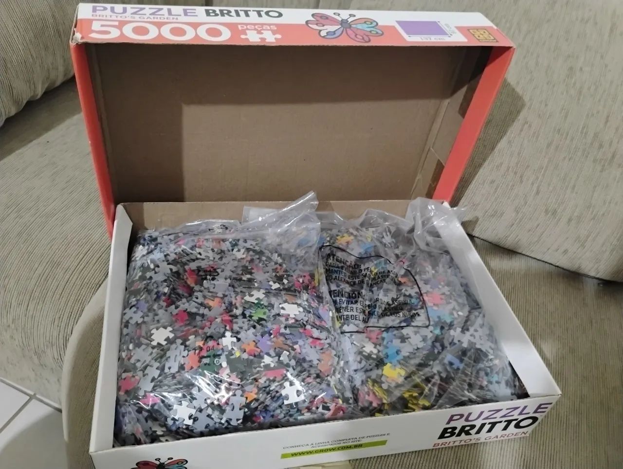 Quebra cabeça Romero Britto (Britto's garden)  - Foto 3