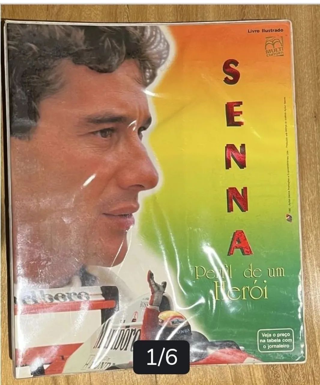 Fichário Cards - SENNA, Perfil de Herói - 1994 - Livros e revistas