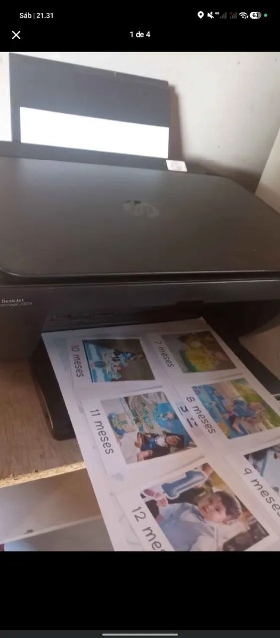 Impressora multifuncional smart Hp 2874 - Foto 3