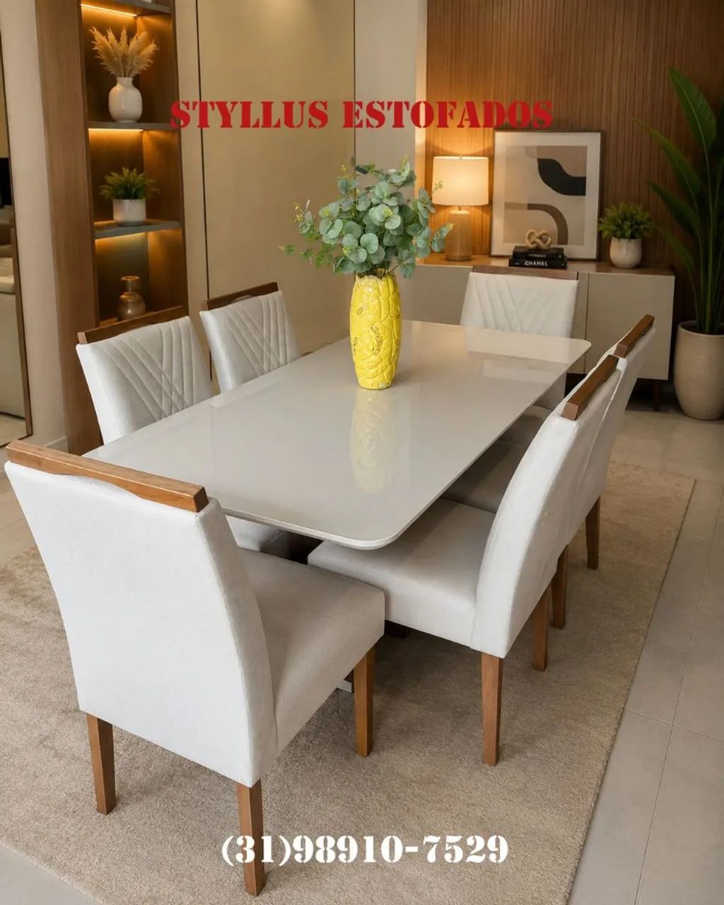 Sala de jantar 6 cadeiras 
