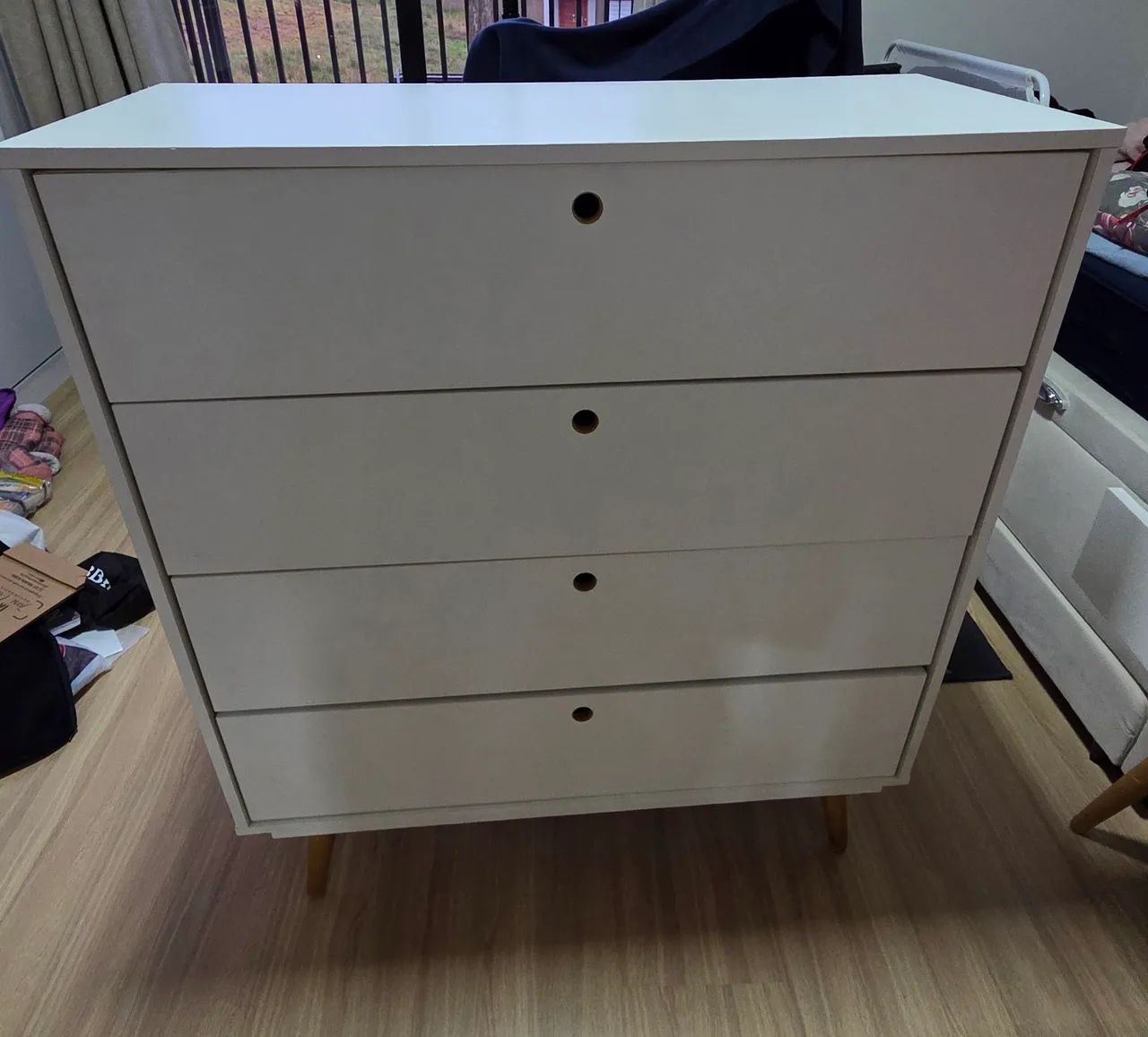 Conjunto de móveis para quarto - Cômoda + 2 criados-mudos - Foto 2