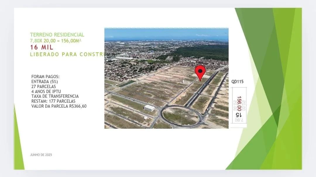 VENDE-SE TERRENO 