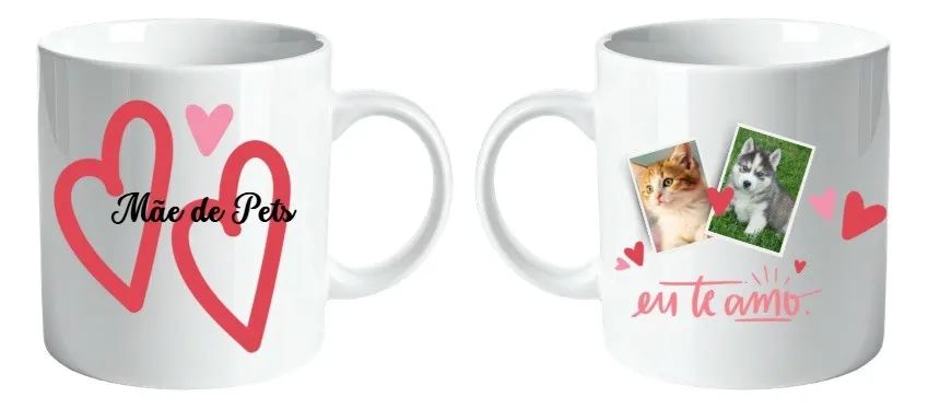 Canecas com Tema MÃES DE PETS - Foto 5