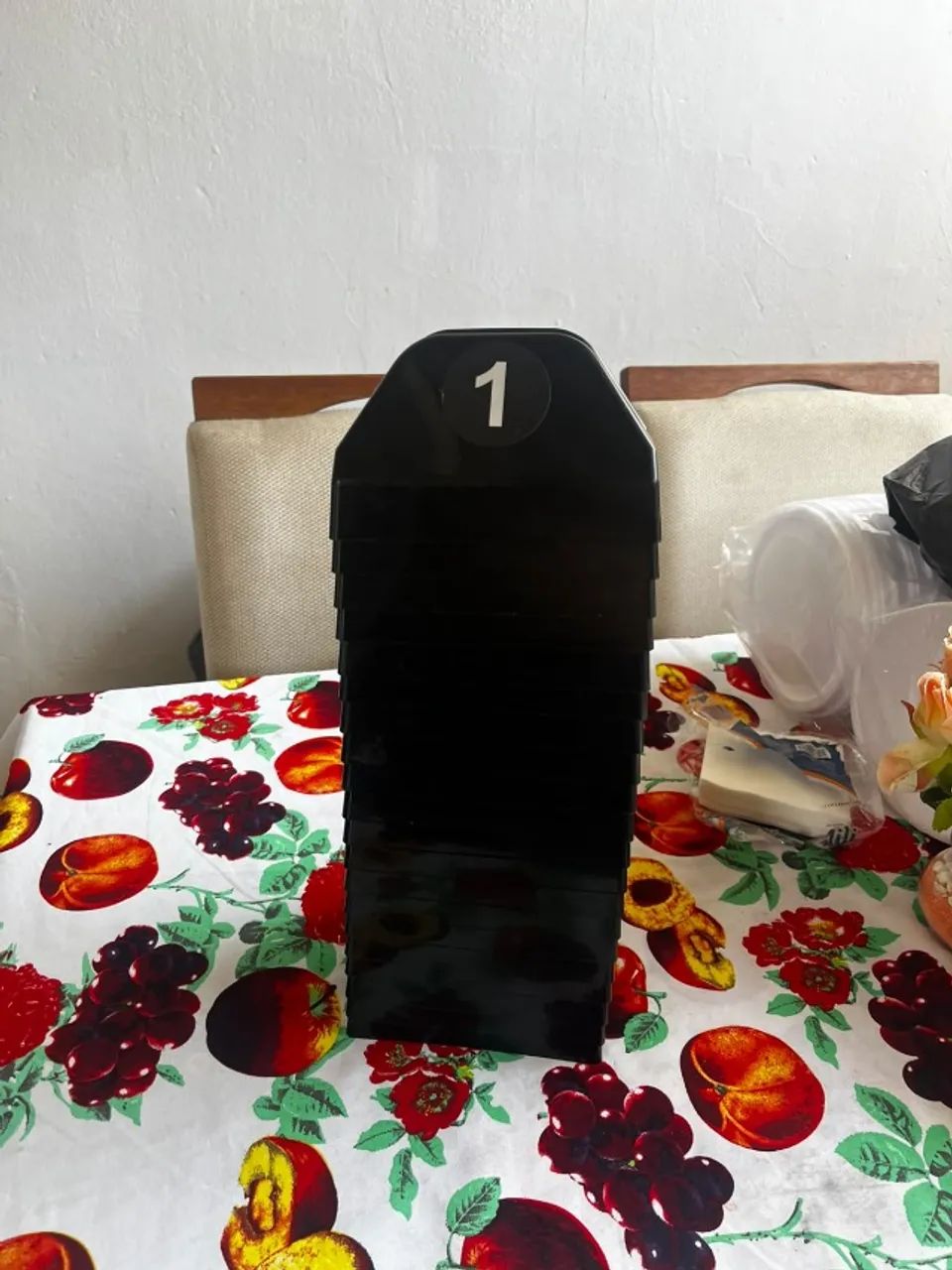 Kit com 20 porta-guardanapos e sachês - Foto 5