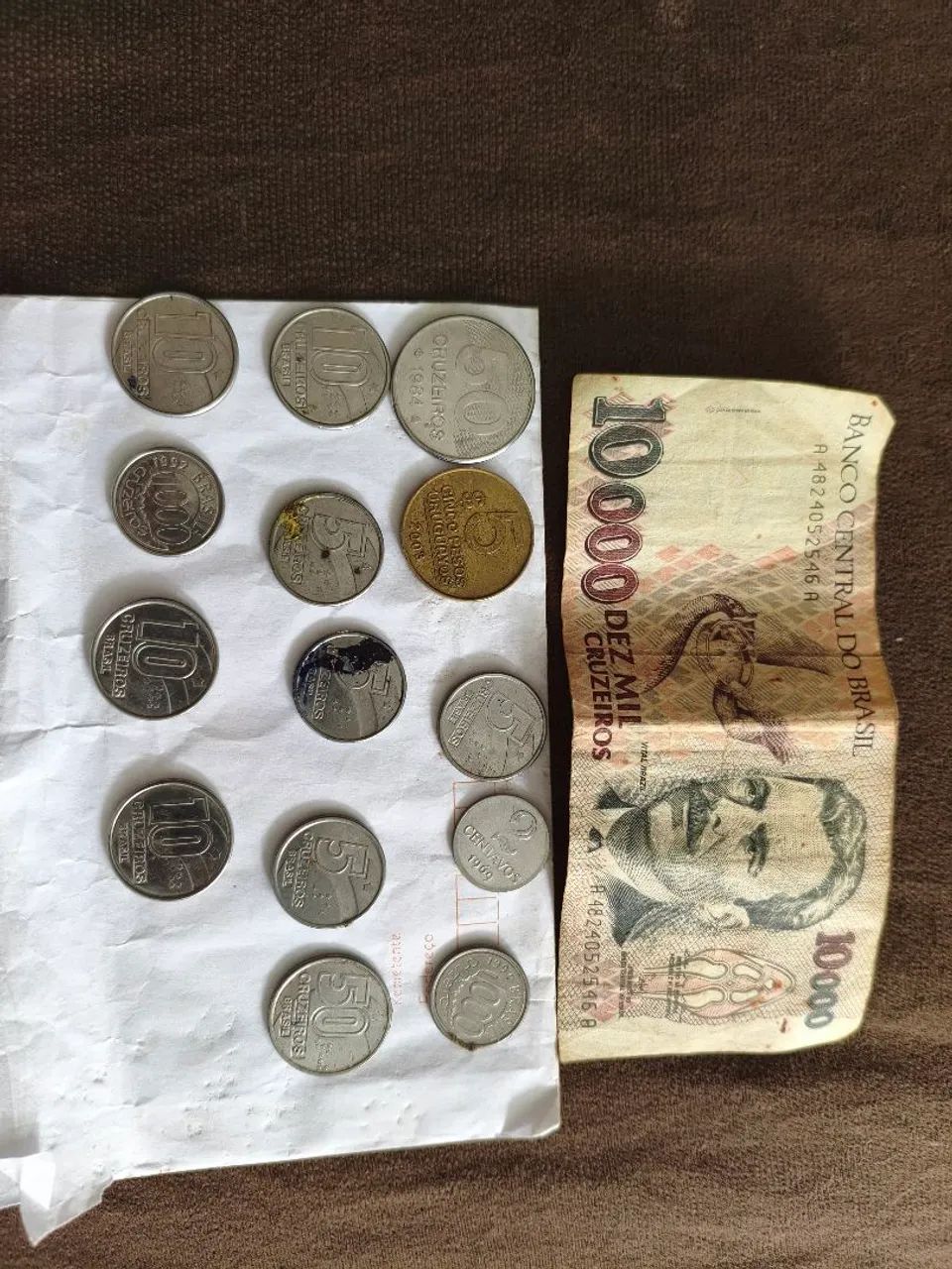 Moedas e cédula antigas - Foto 2